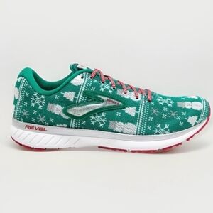 Brooks Revel 3 Merry Christmas Ugly Sweater Running Shoes Sz 10